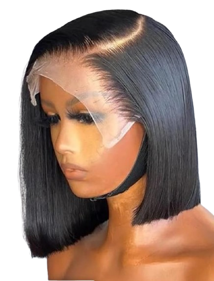 12” Side part bob